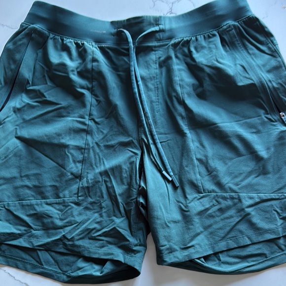Teal Athletic Shorts - Picture 1 of 4